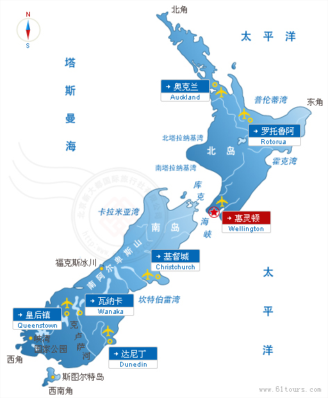 新西蘭世界地圖上的位置，新西蘭十大城市位置地圖，新西蘭在哪裏？_新西蘭（lán）特產:旅遊景點,移民+留學（xué）,新西蘭蜂蜜,奶粉,紅酒和保健品